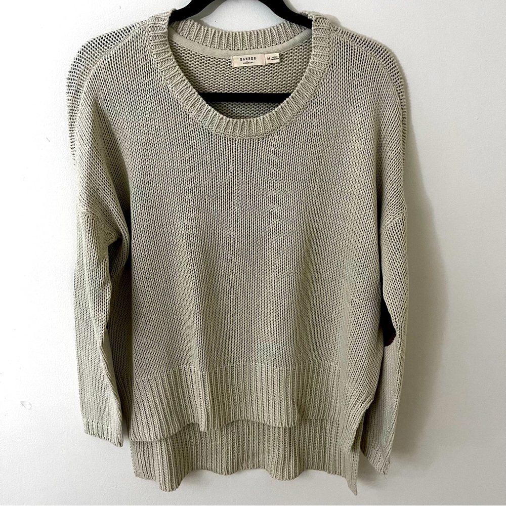 Elbow Patch Sweater, Taupe